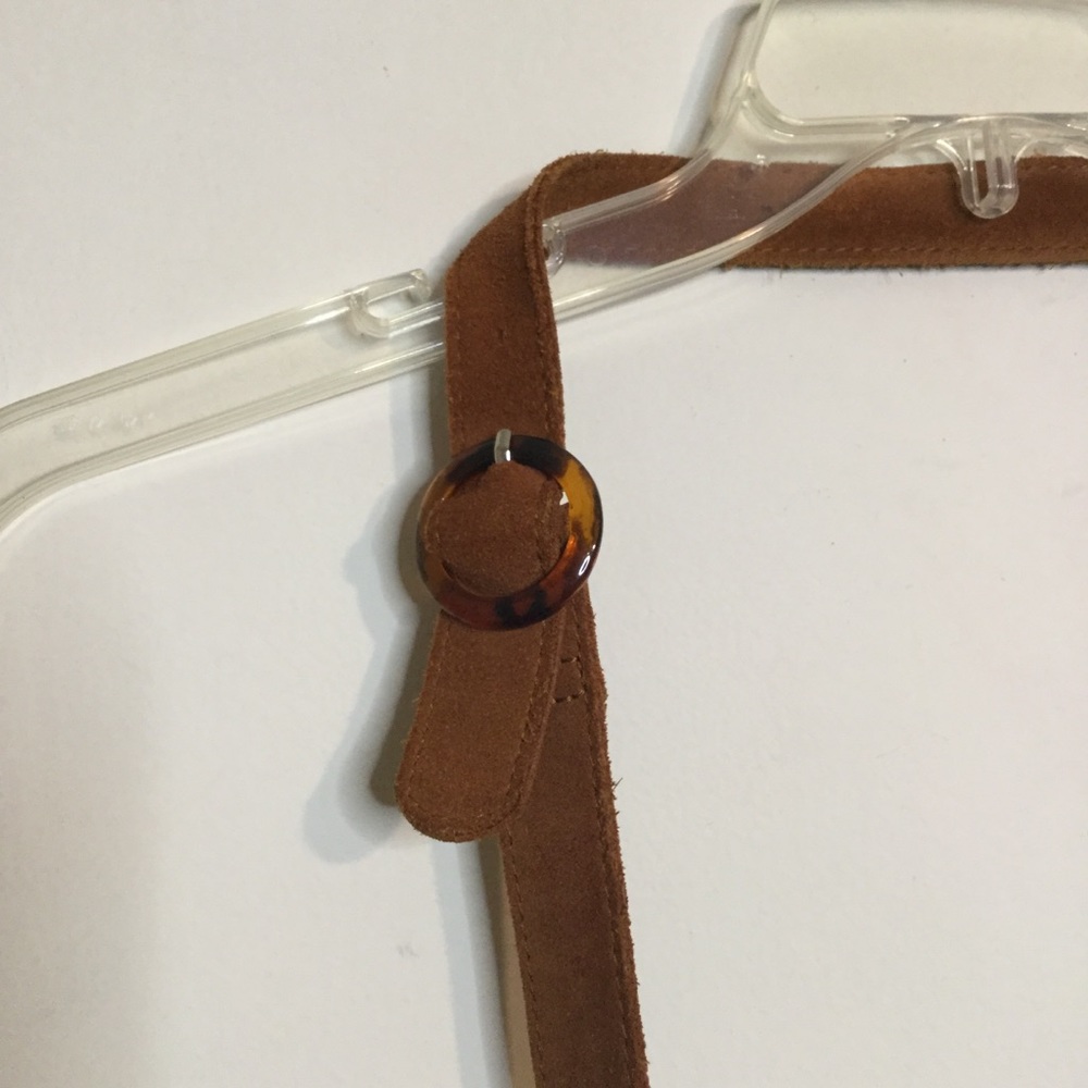 SOLD Urban Outfitters Lulu  Suede Bucket Bag Brown - Picture 10 of 11